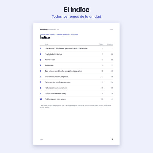 1er año (7mo CABA) · Ejercicios extra del año – Índice