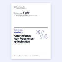 1er año (7mo CABA) · Unidad 3: Ejercicios extra – Portada