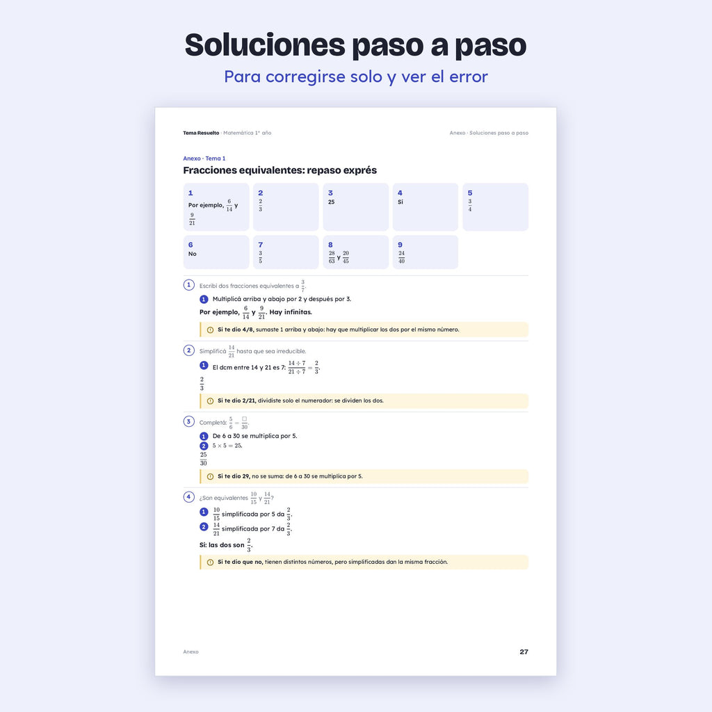 1er año (7mo CABA) · Unidad 3: Ejercicios extra – Soluciones paso a paso