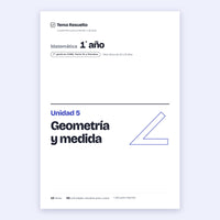 1er año (7mo CABA) · Unidad 5: Geometría – Portada