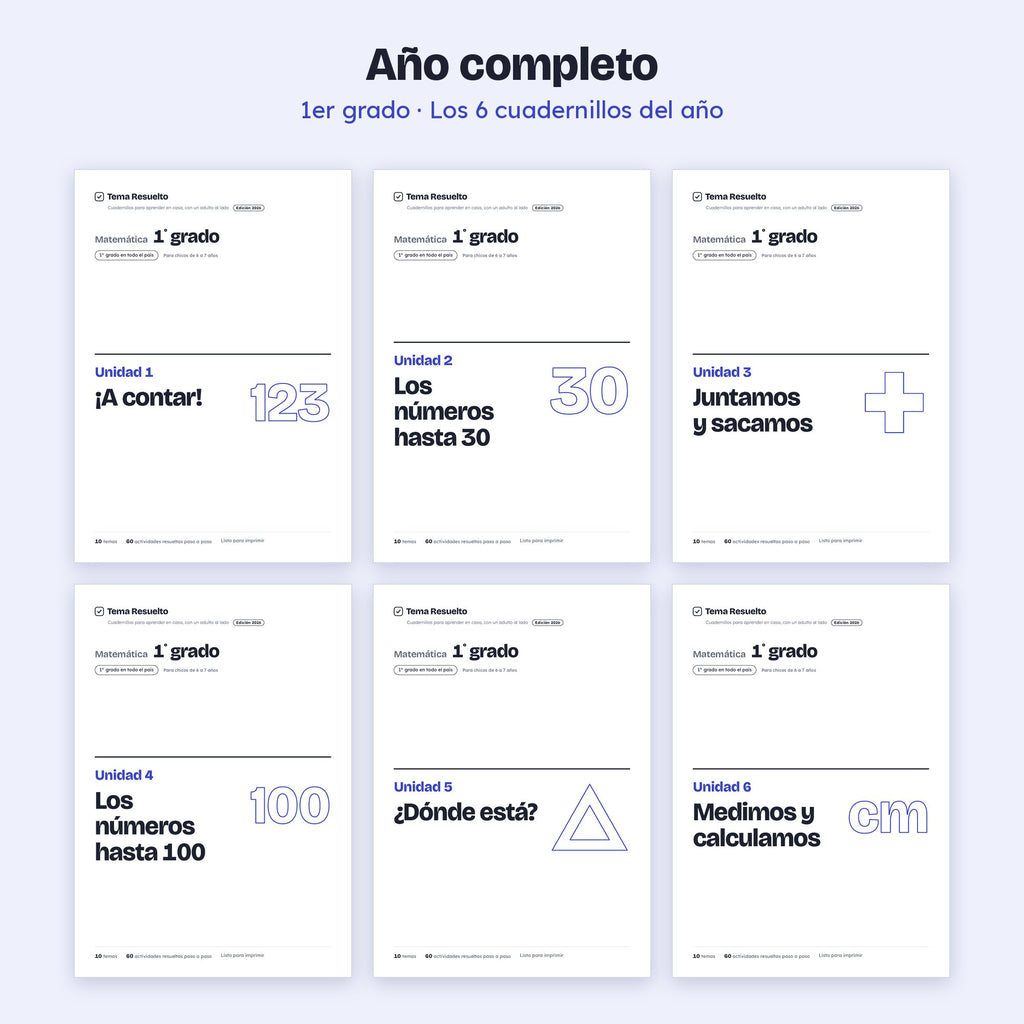 1er grado · Año completo