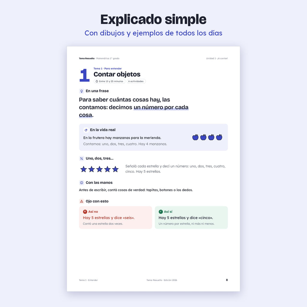 1er grado · Año completo
