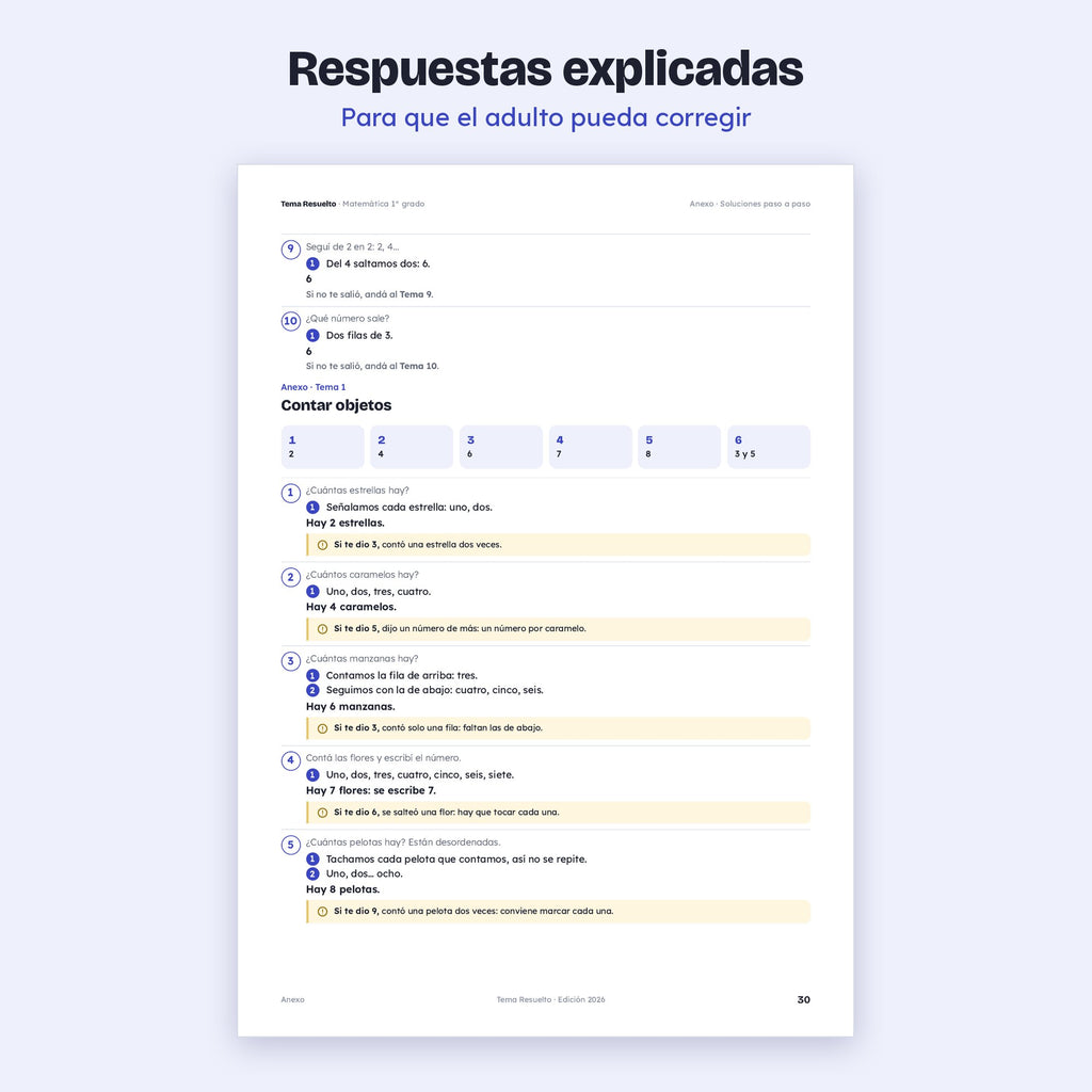 1er grado · Año completo