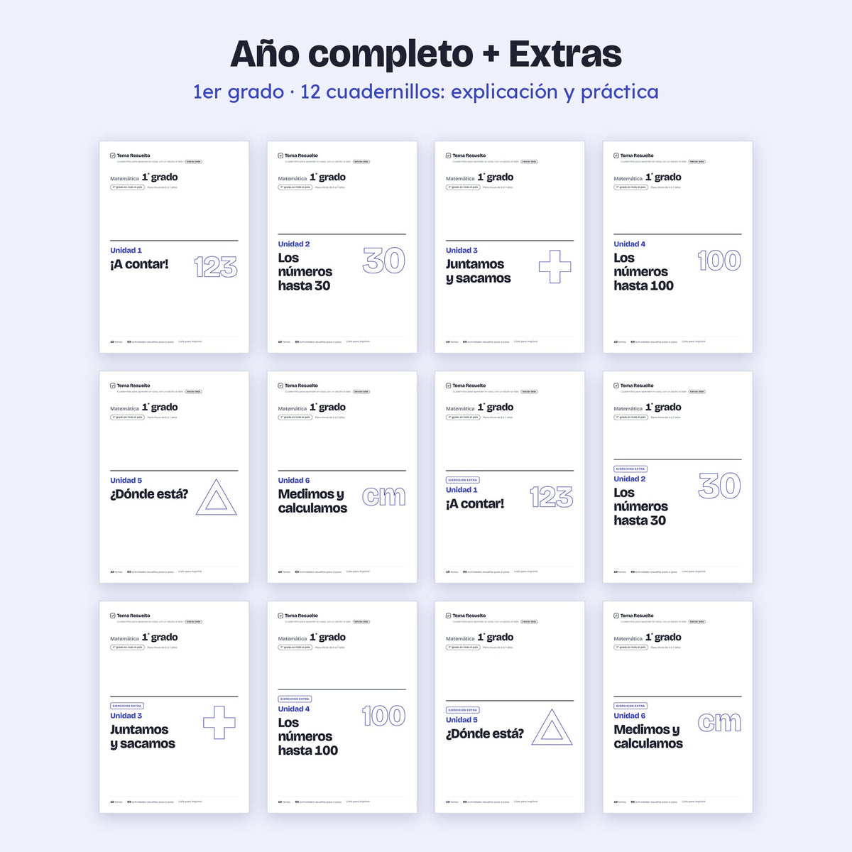 1er grado · Año completo + Extras