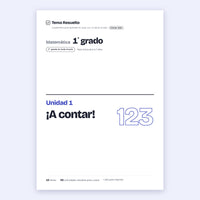 1er grado · Unidad 1: ¡A contar!