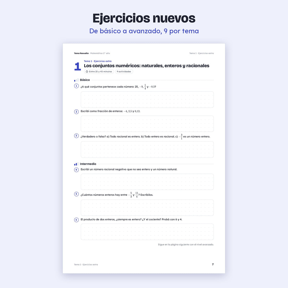 2do año (1ro CABA) · Ejercicios extra del año – Ejercicios de práctica