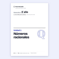 2do año (1ro CABA) · Unidad 1: Racionales – Portada