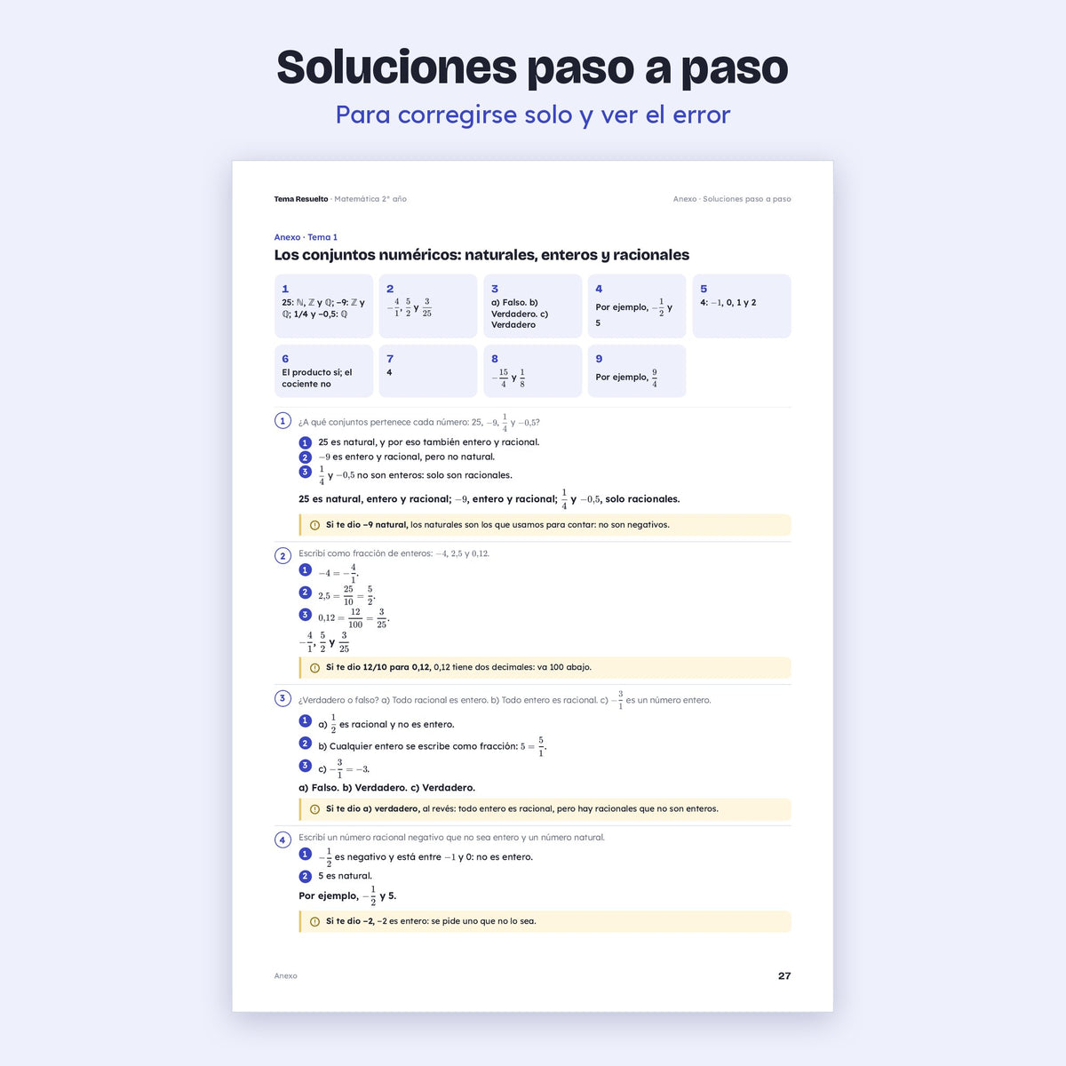 2do año (1ro CABA) · Unidad 1: Ejercicios extra – Soluciones paso a paso