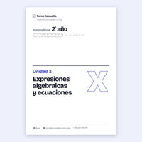 2do año (1ro CABA) · Unidad 3: Ecuaciones – Portada