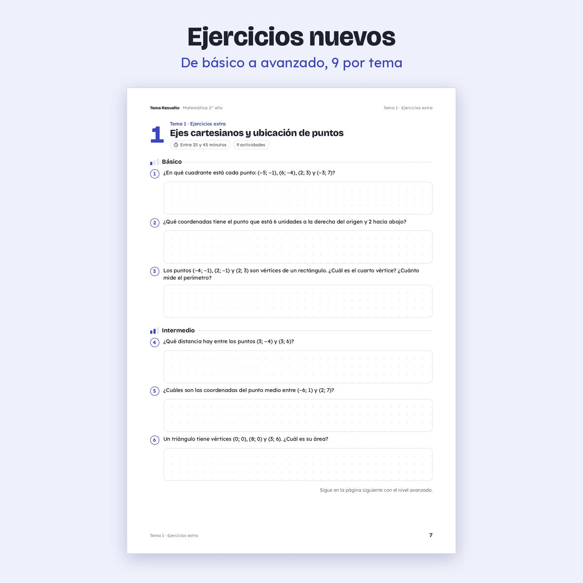 2do año (1ro CABA) · Unidad 4: Ejercicios extra – Ejercicios de práctica