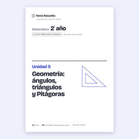 2do año (1ro CABA) · Unidad 5: Geometría y Pitágoras – Portada
