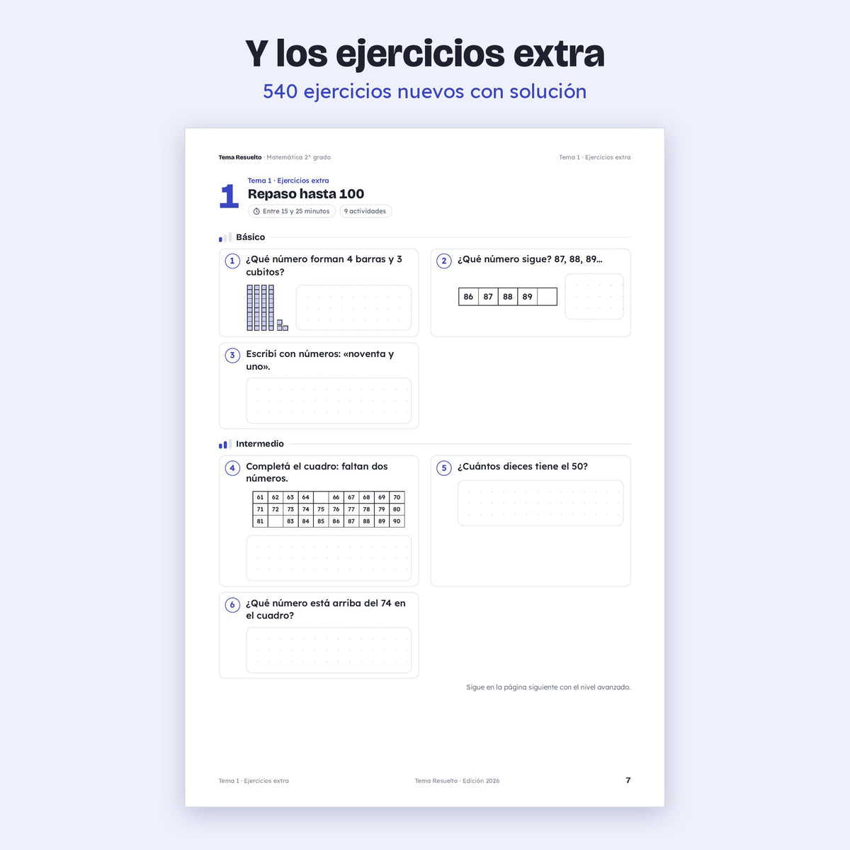2do grado · Año completo + Extras