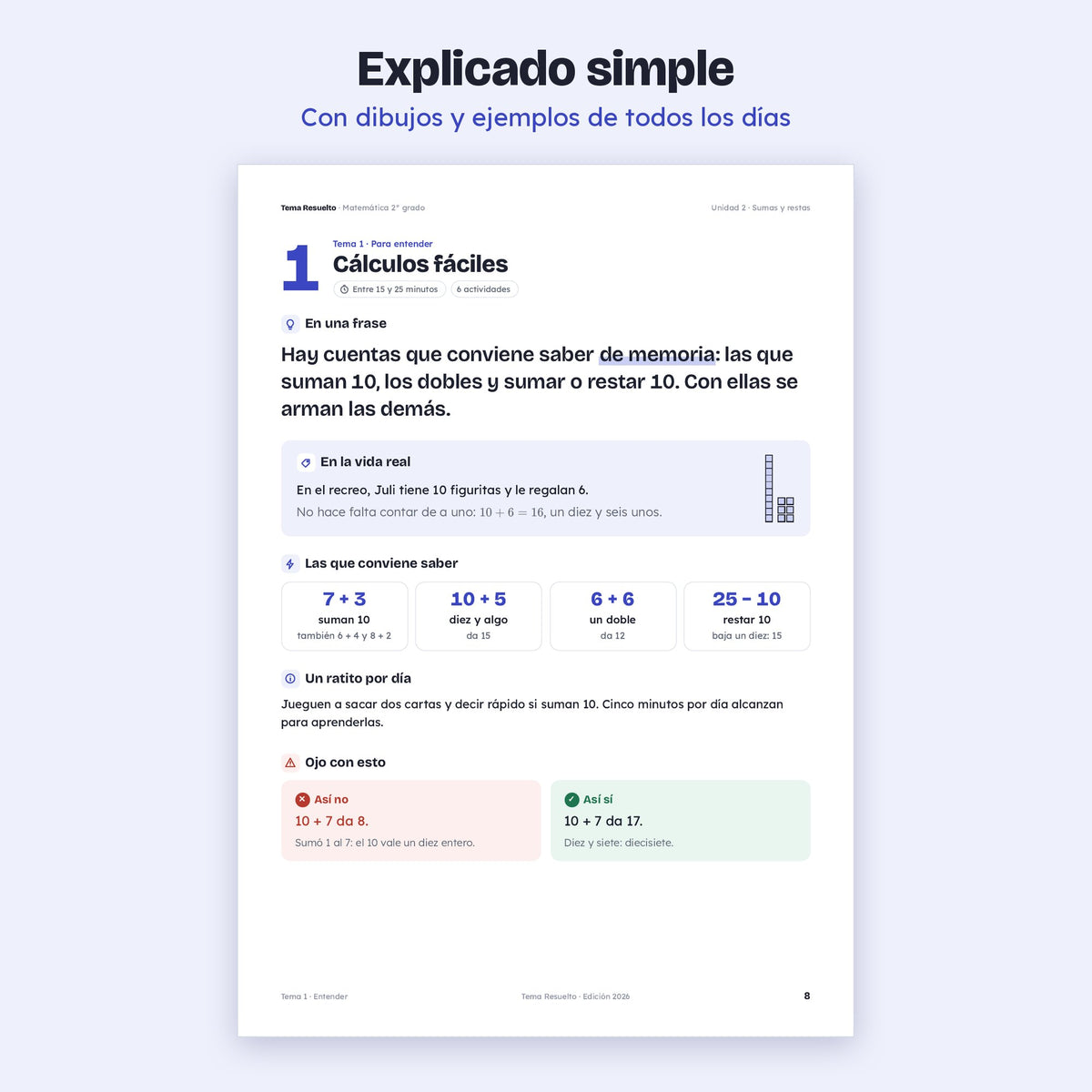 2do grado · Unidad 2: Sumas y restas