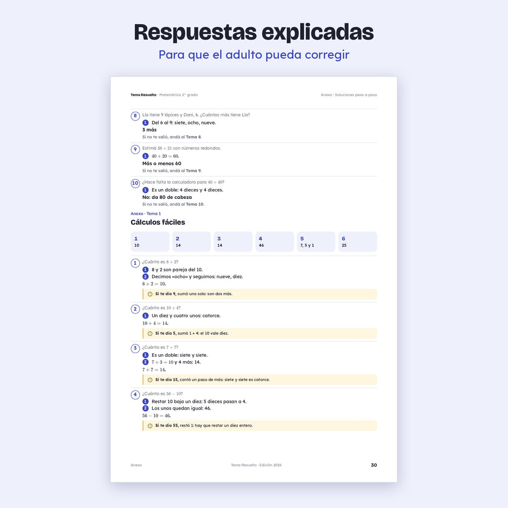 2do grado · Unidad 2: Sumas y restas