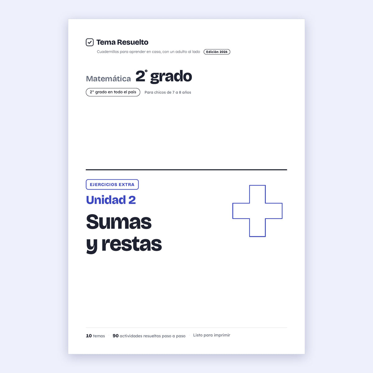 2do grado · Unidad 2: Ejercicios extra