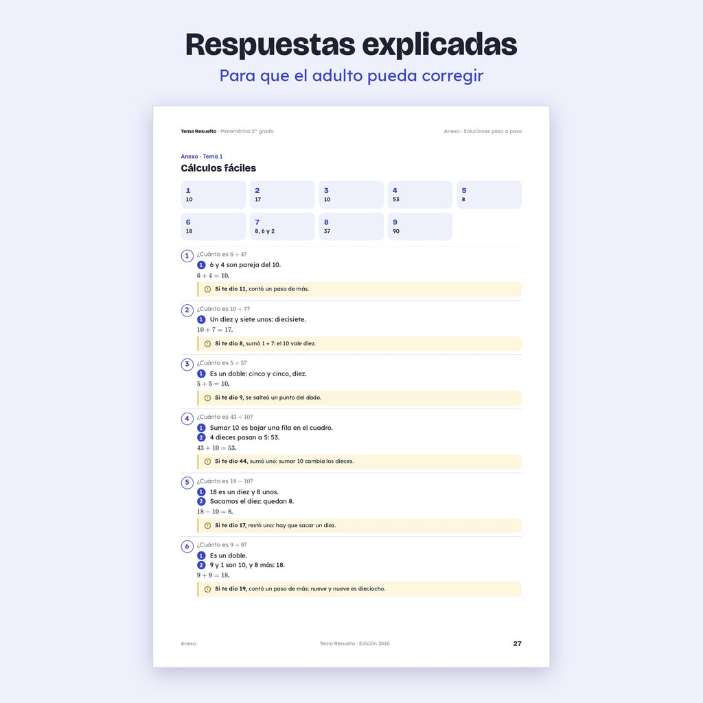 2do grado · Unidad 2: Ejercicios extra