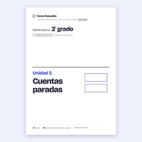 2do grado · Unidad 3: Cuentas paradas