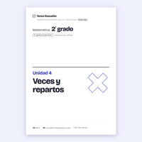 2do grado · Unidad 4: Veces y repartos