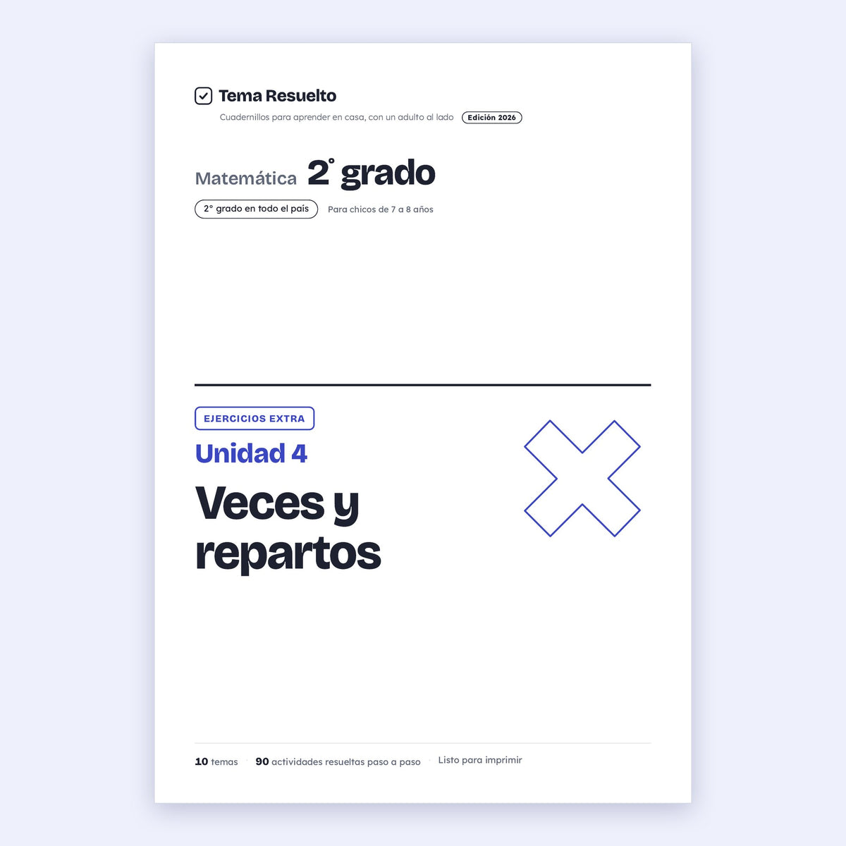 2do grado · Unidad 4: Ejercicios extra