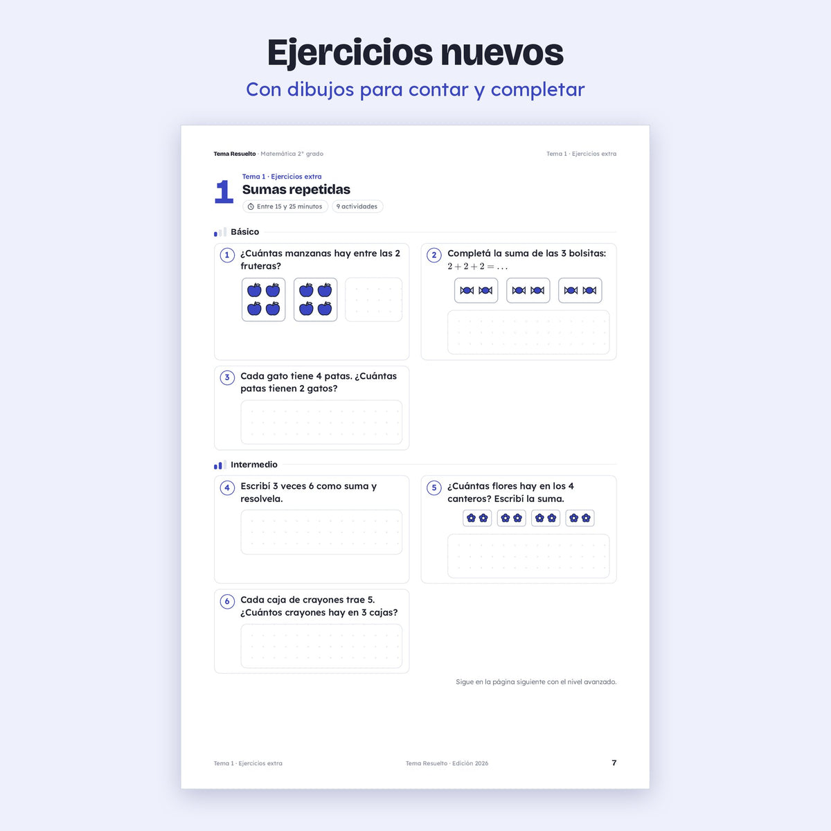 2do grado · Unidad 4: Ejercicios extra