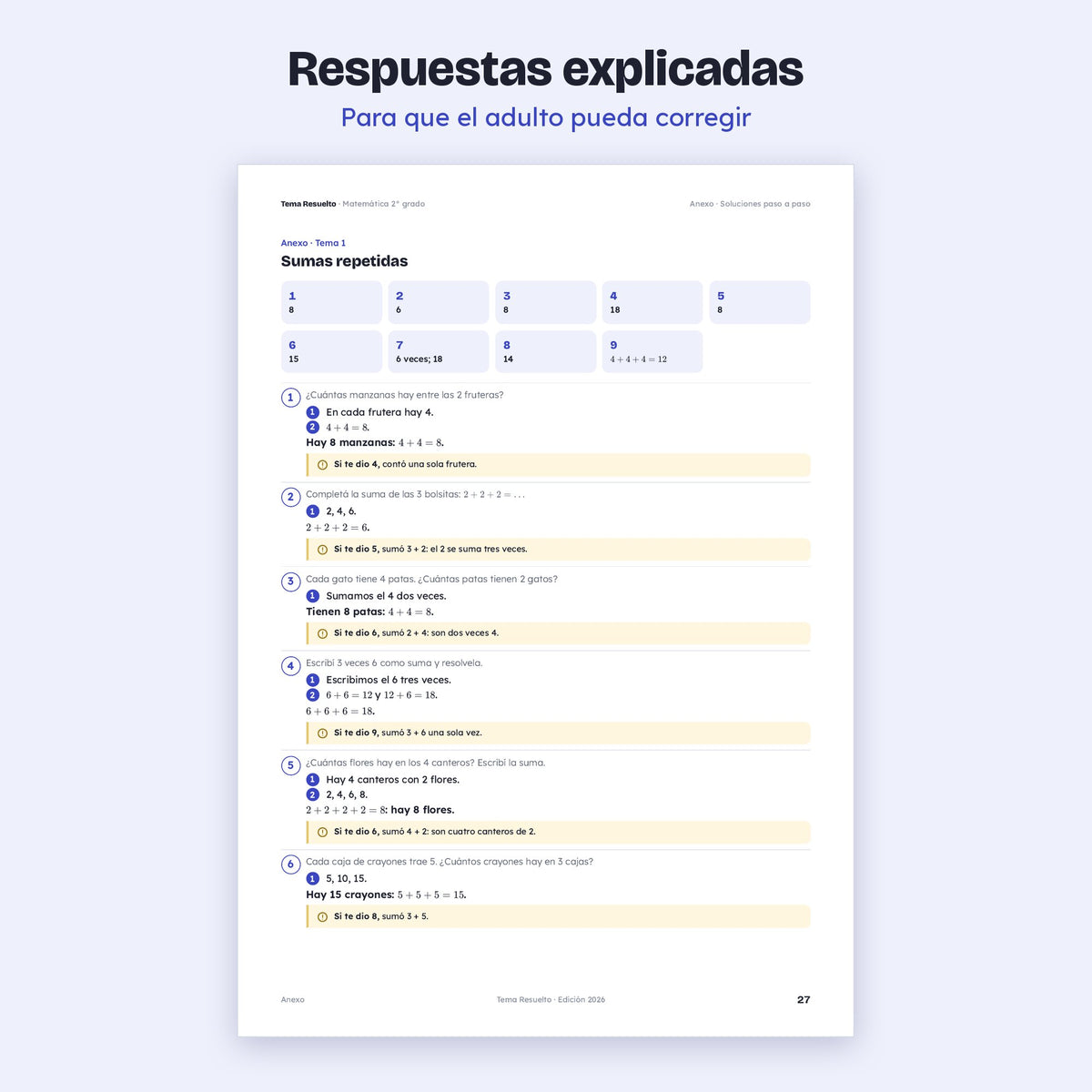 2do grado · Unidad 4: Ejercicios extra