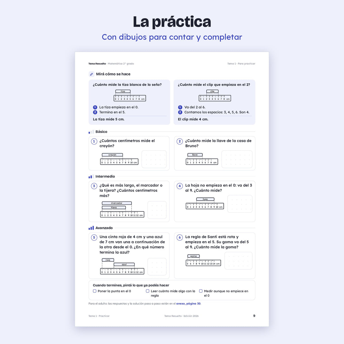 2do grado · Unidad 6: Medidas y tiempo