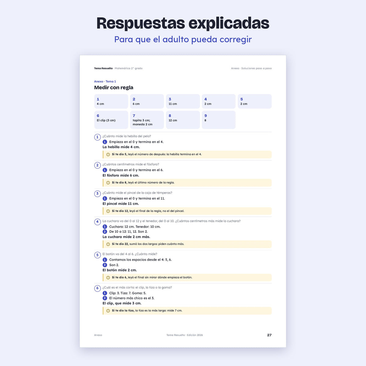 2do grado · Unidad 6: Ejercicios extra