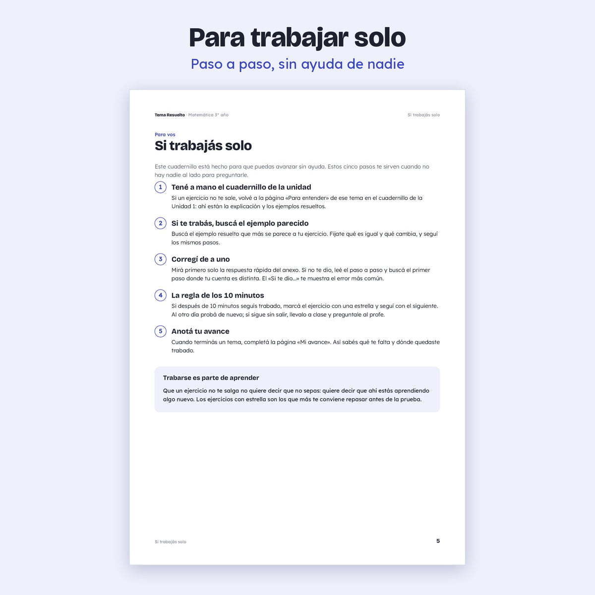 3er año (2do CABA) · Ejercicios extra del año – Página para trabajar solo