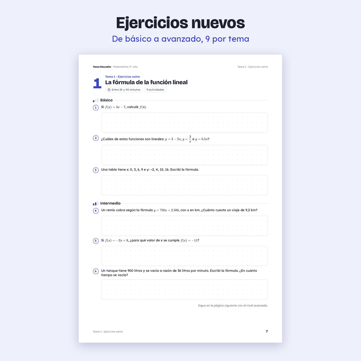 3er año (2do CABA) · Unidad 2: Ejercicios extra – Ejercicios de práctica