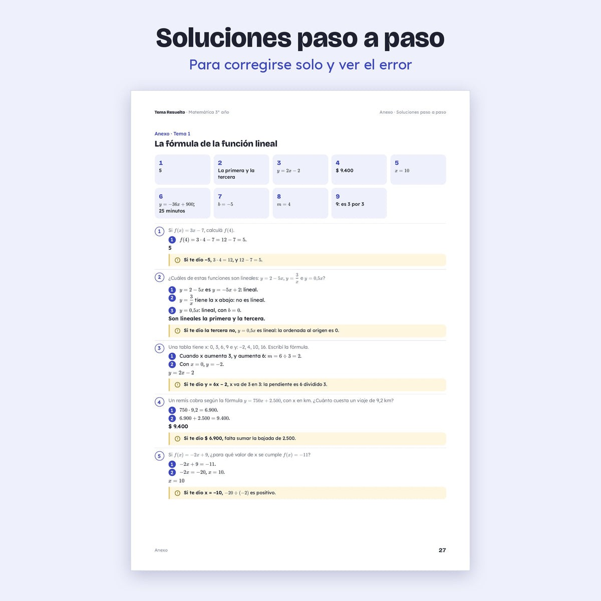 3er año (2do CABA) · Unidad 2: Ejercicios extra – Soluciones paso a paso