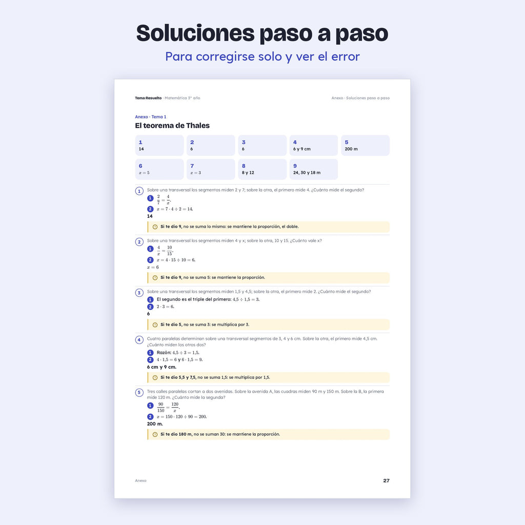 3er año (2do CABA) · Unidad 4: Ejercicios extra – Soluciones paso a paso