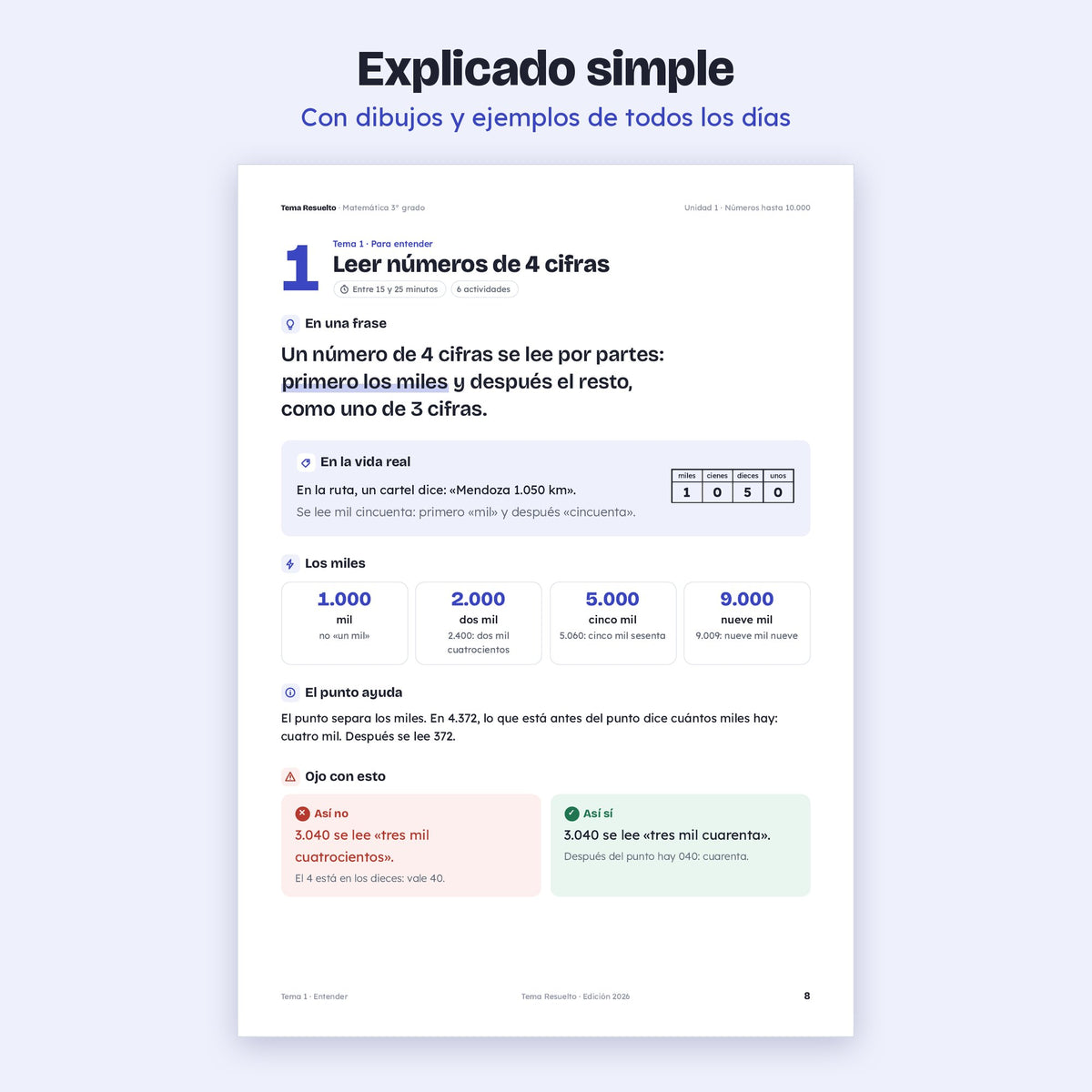 3er grado · Año completo