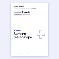3er grado · Unidad 2: Sumar y restar