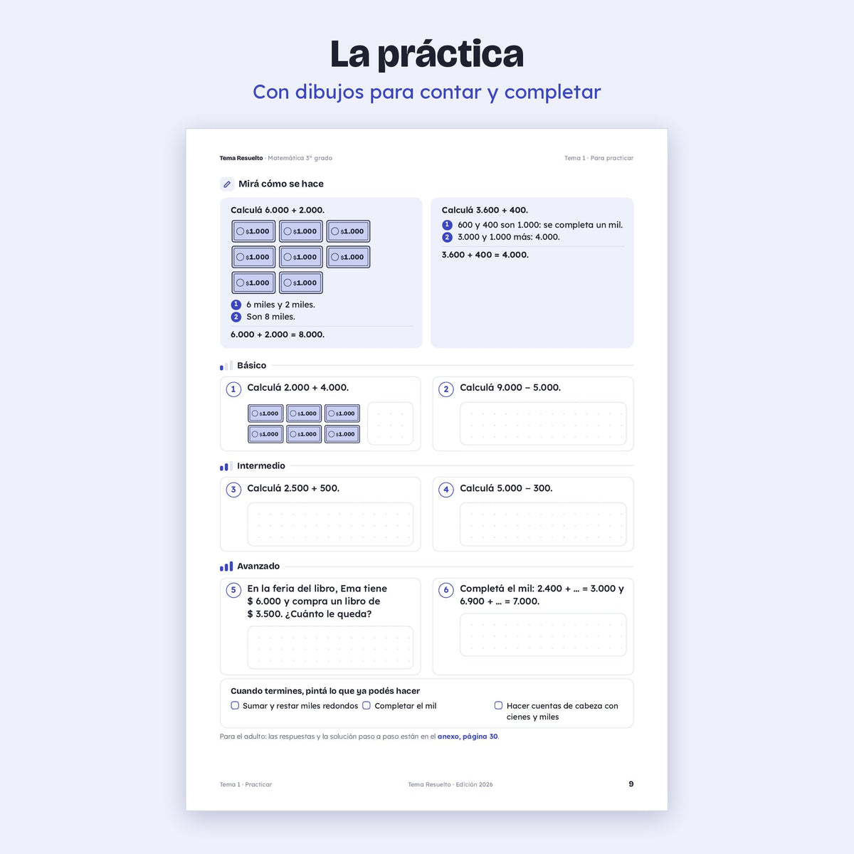 3er grado · Unidad 2: Sumar y restar