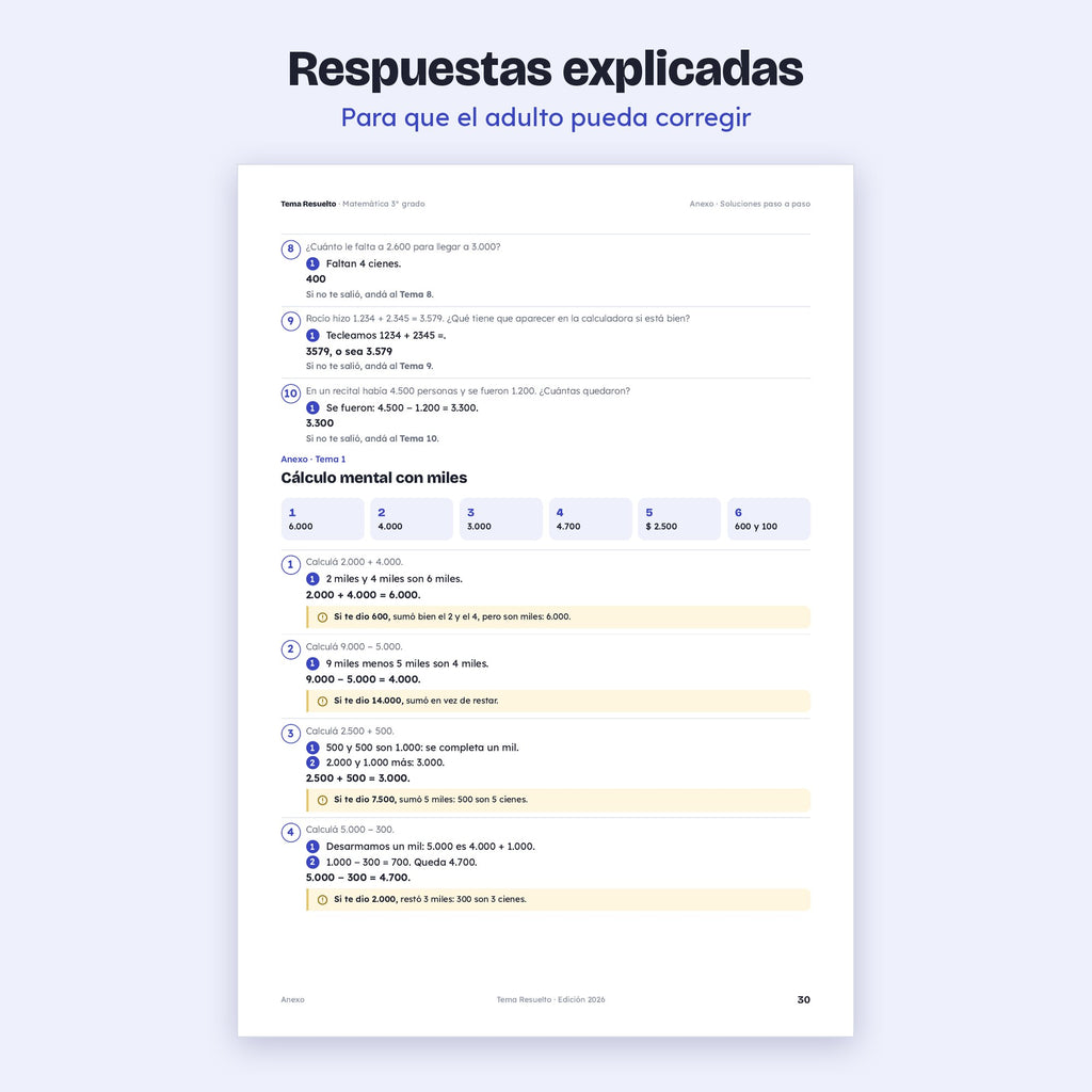 3er grado · Unidad 2: Sumar y restar