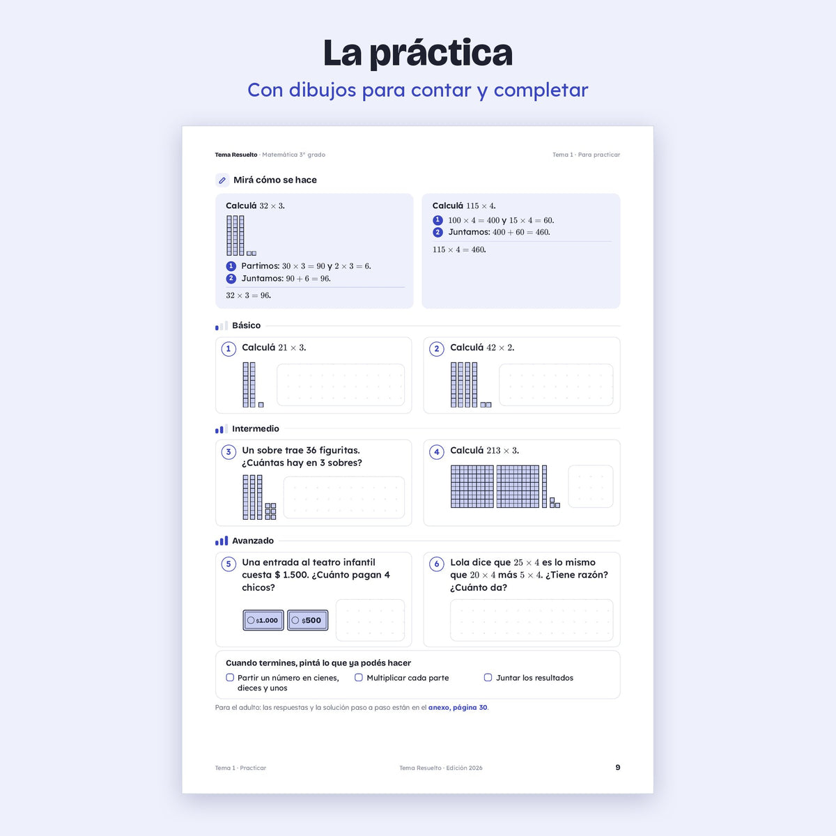 3er grado · Unidad 4: Multiplicar y dividir