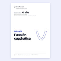 4to año (3ro CABA) · Unidad 1: Función cuadrática – Portada
