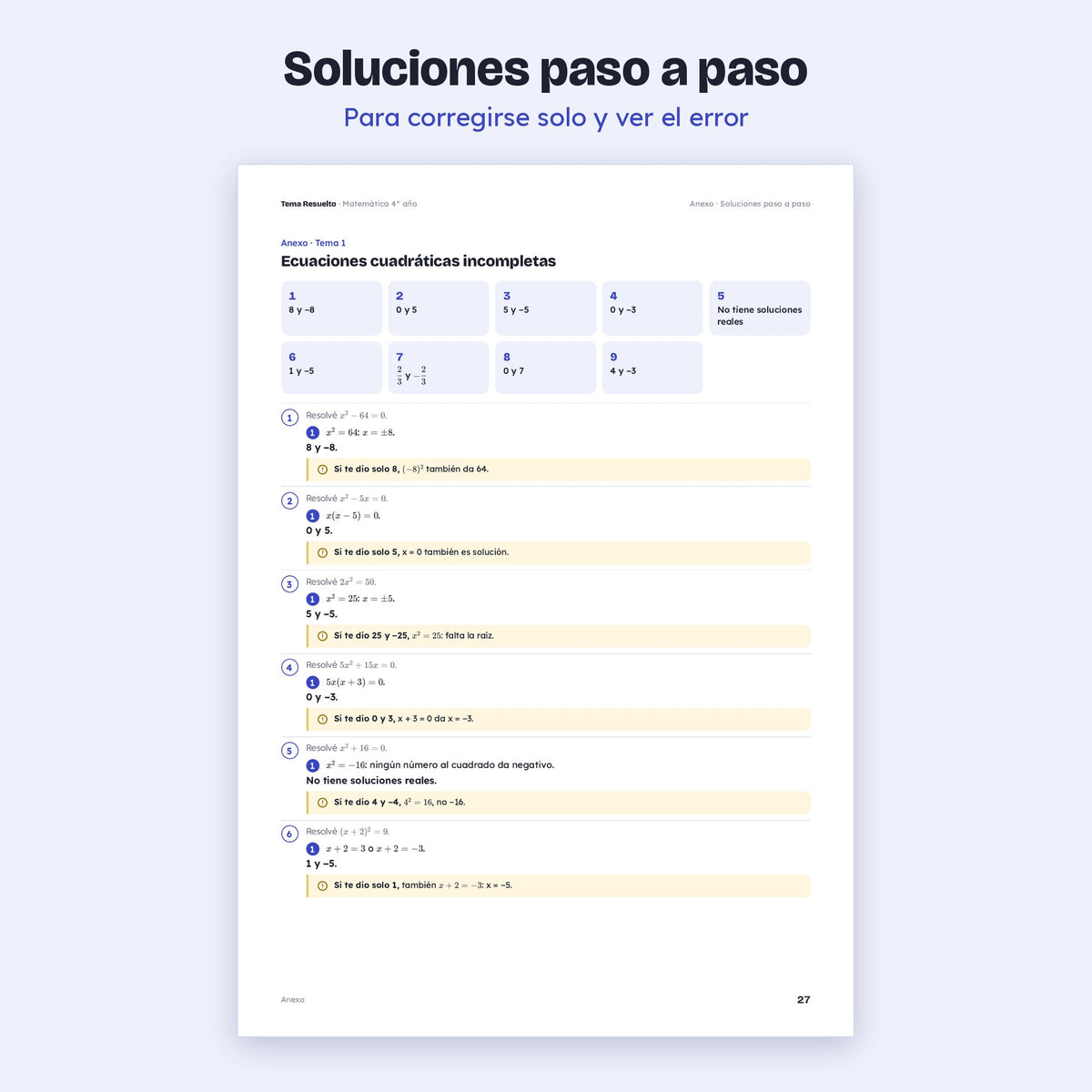4to año (3ro CABA) · Unidad 2: Ejercicios extra – Soluciones paso a paso
