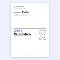 4to año (3ro CABA) · Unidad 5: Estadística – Portada