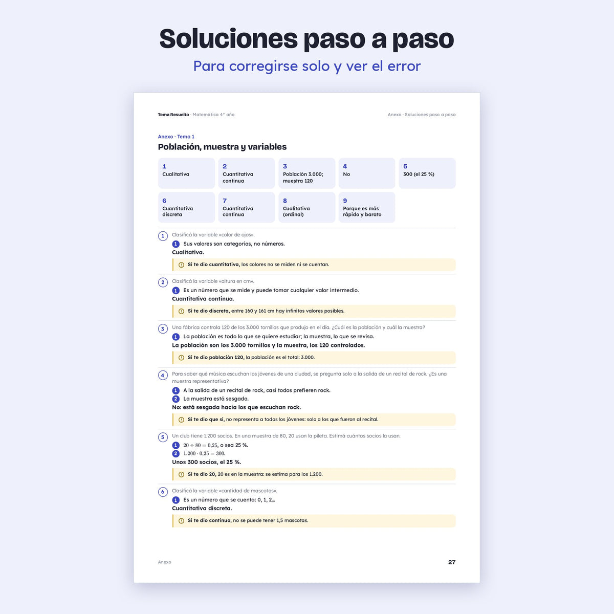 4to año (3ro CABA) · Unidad 5: Ejercicios extra – Soluciones paso a paso