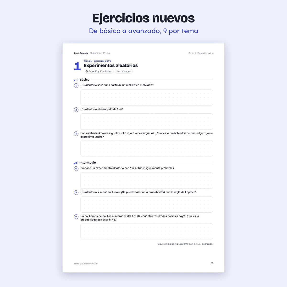 4to año (3ro CABA) · Unidad 6: Ejercicios extra – Ejercicios de práctica