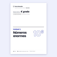 4to grado · Unidad 1: Números hasta el millón