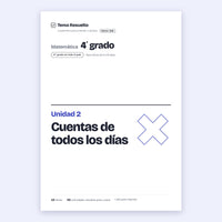 4to grado · Unidad 2: Operaciones