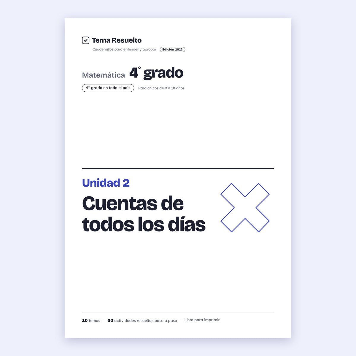 4to grado · Unidad 2: Operaciones