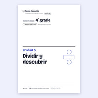 4to grado · Unidad 3: División