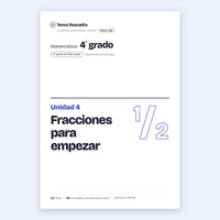 4to grado · Unidad 4: Fracciones
