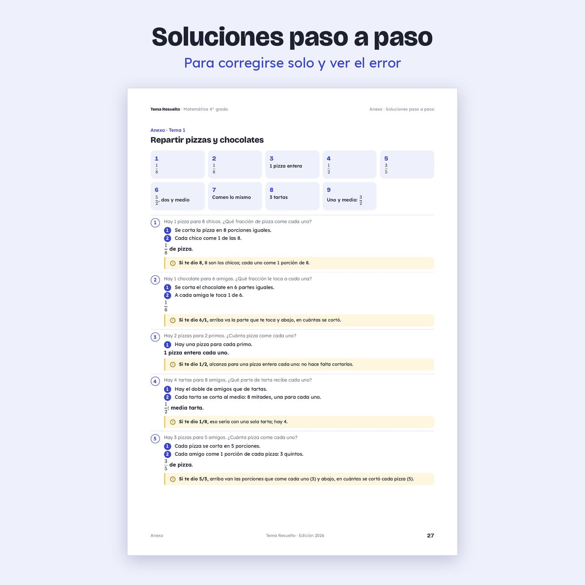 4to grado · Unidad 4: Ejercicios extra