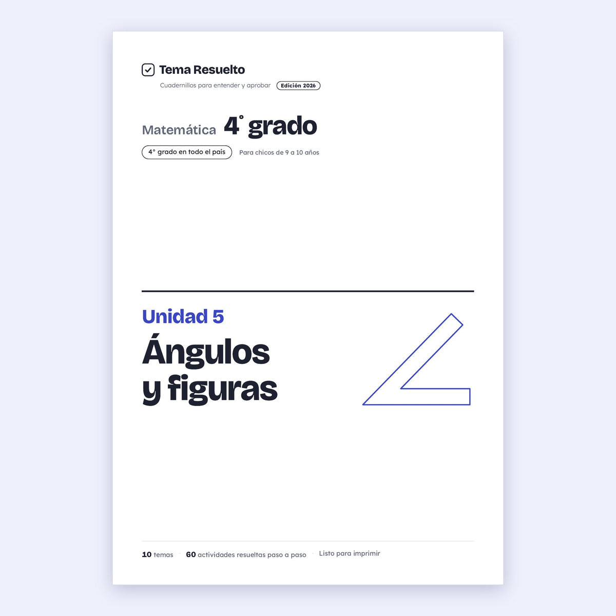 4to grado · Unidad 5: Ángulos y figuras