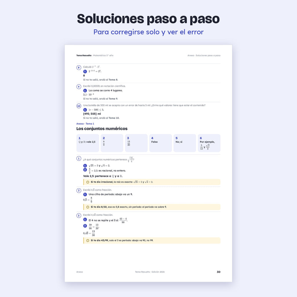 5to año (4to CABA) · Año completo