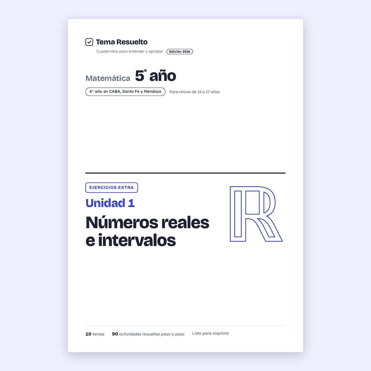 5to año (4to CABA) · Unidad 1: Ejercicios extra
